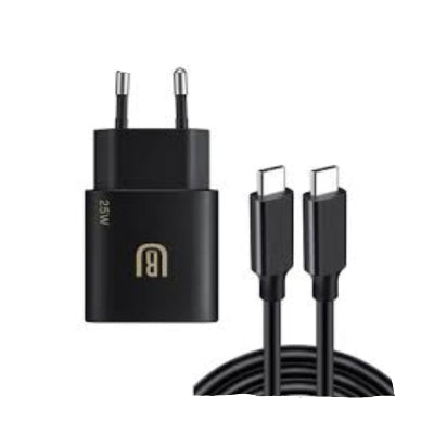UR ADAPTER + CABLE FAST CHARGER TYPE-C TO TYPE-C 25W
