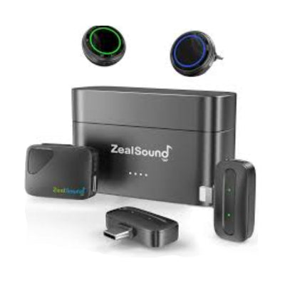 ZEALSOUND WIRELESS CLIP ON MICROPHONE