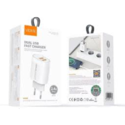 VIDVIE ADAPTER FAST CHARGER + MCRO CABLE