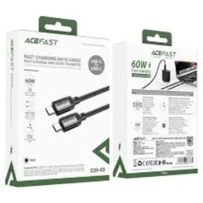 ACEFAST TYPE-C TO TYPE-C CABLE 60W
