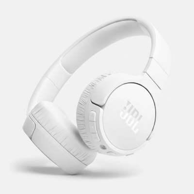 JBL Tune 720BT White - Light Grey Background